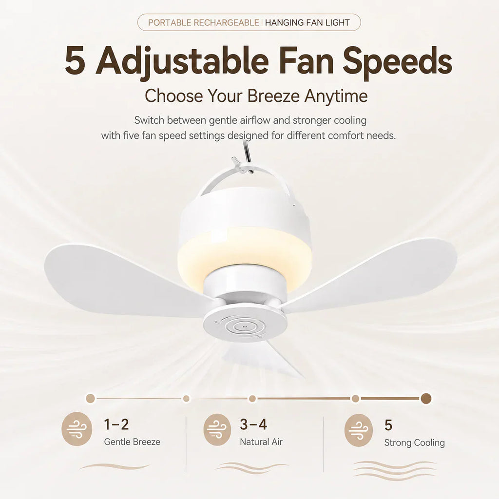 Portable Camping Light – Rechargeable and Hangable for Outdoor Use