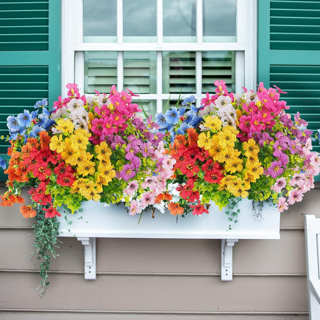 💐 UV-Resistant Colorful Artificial Flowers – 49% OFF Today Only 🌸