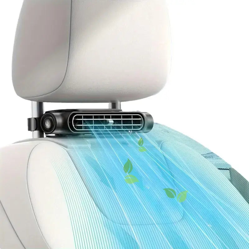 🚗 Car Seat Velcro Fan – Portable & Adjustable, Stays in Place