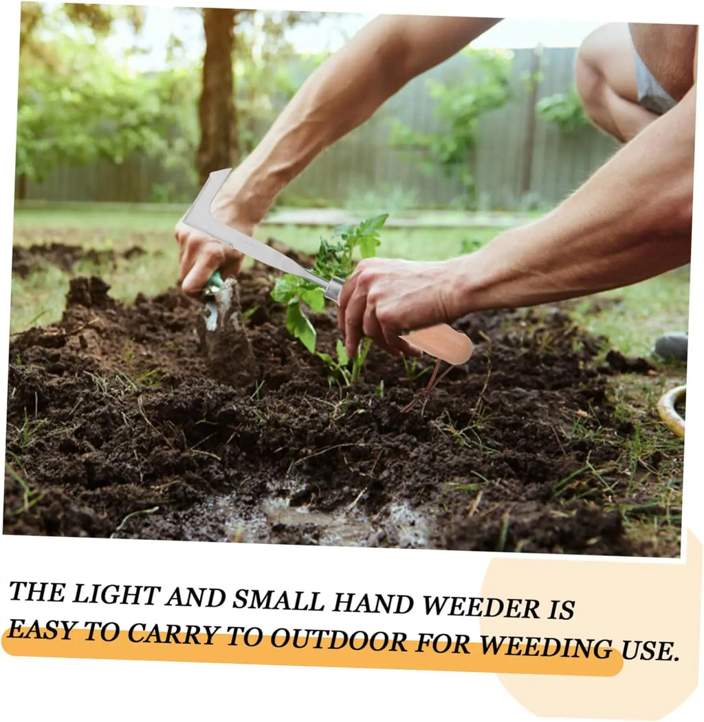 🌿 Crevice Weeding Tool – Beech Handle, Manual Weed Remover for Pavers & Driveways
