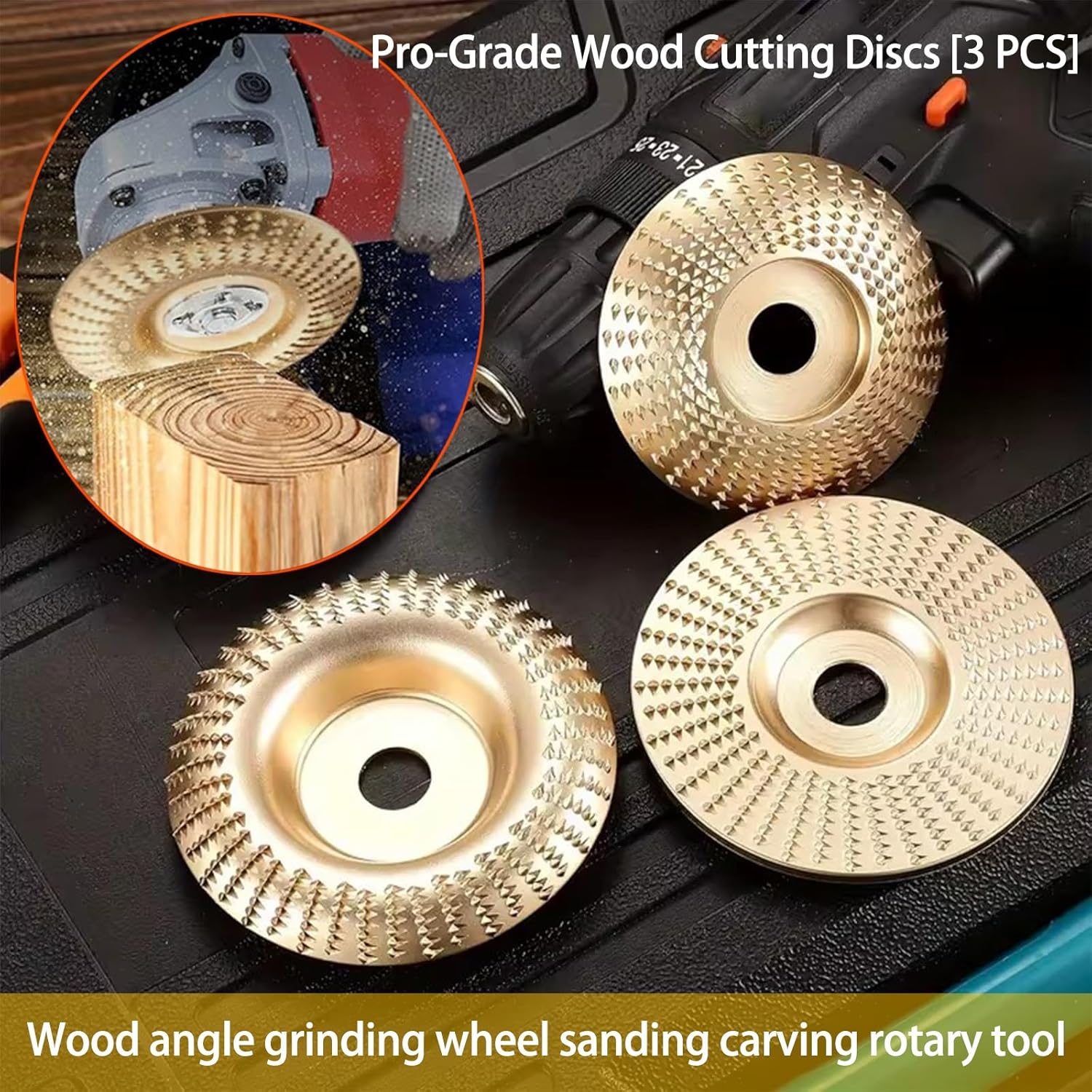 🎁Heavy-Duty Wood Carving DiscSet (3Pcs)