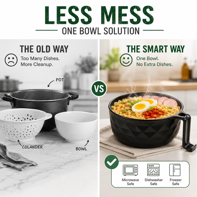 🍜 All-in-One Microwave Noodle Bowl Set