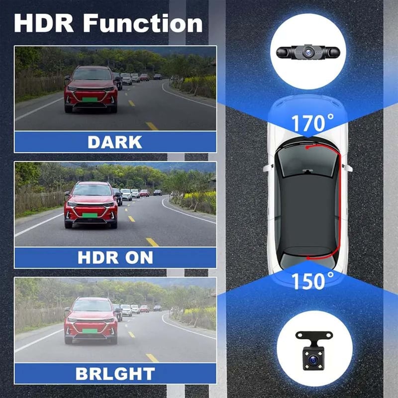 Full View Car Dashcam System