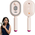 💆‍♀️3-in-1 Steam Massage Hair Brush -Smooth Hair • Reduce Frizz • Scalp Relaxation