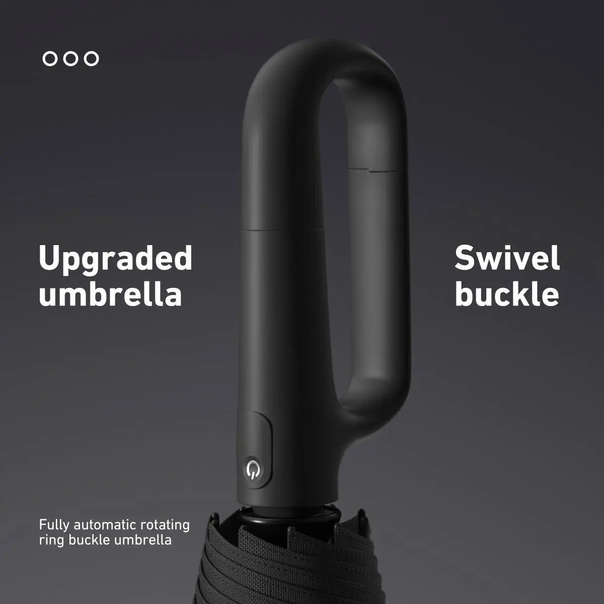 💧Automatic Folding Umbrella,Portable Rain Umbrella with Loop Buckle, Windproof & Waterproof Umbrella for Men & Women