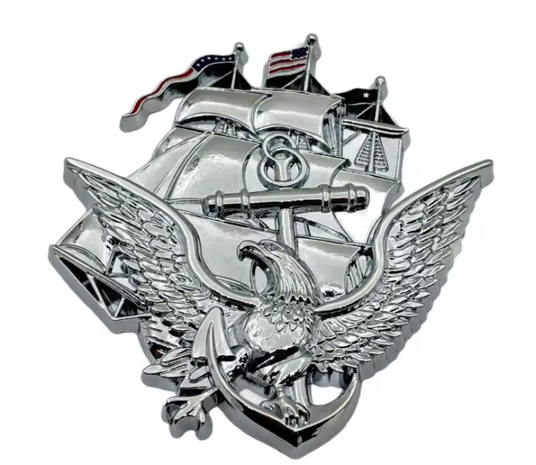 U.S. Navy Special Edition Metal Vehicle Badge